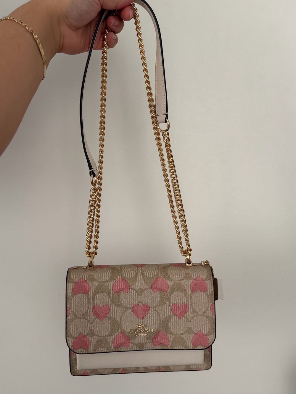 Coach Mini Klare in Heart Print - Picture 9 of 9
